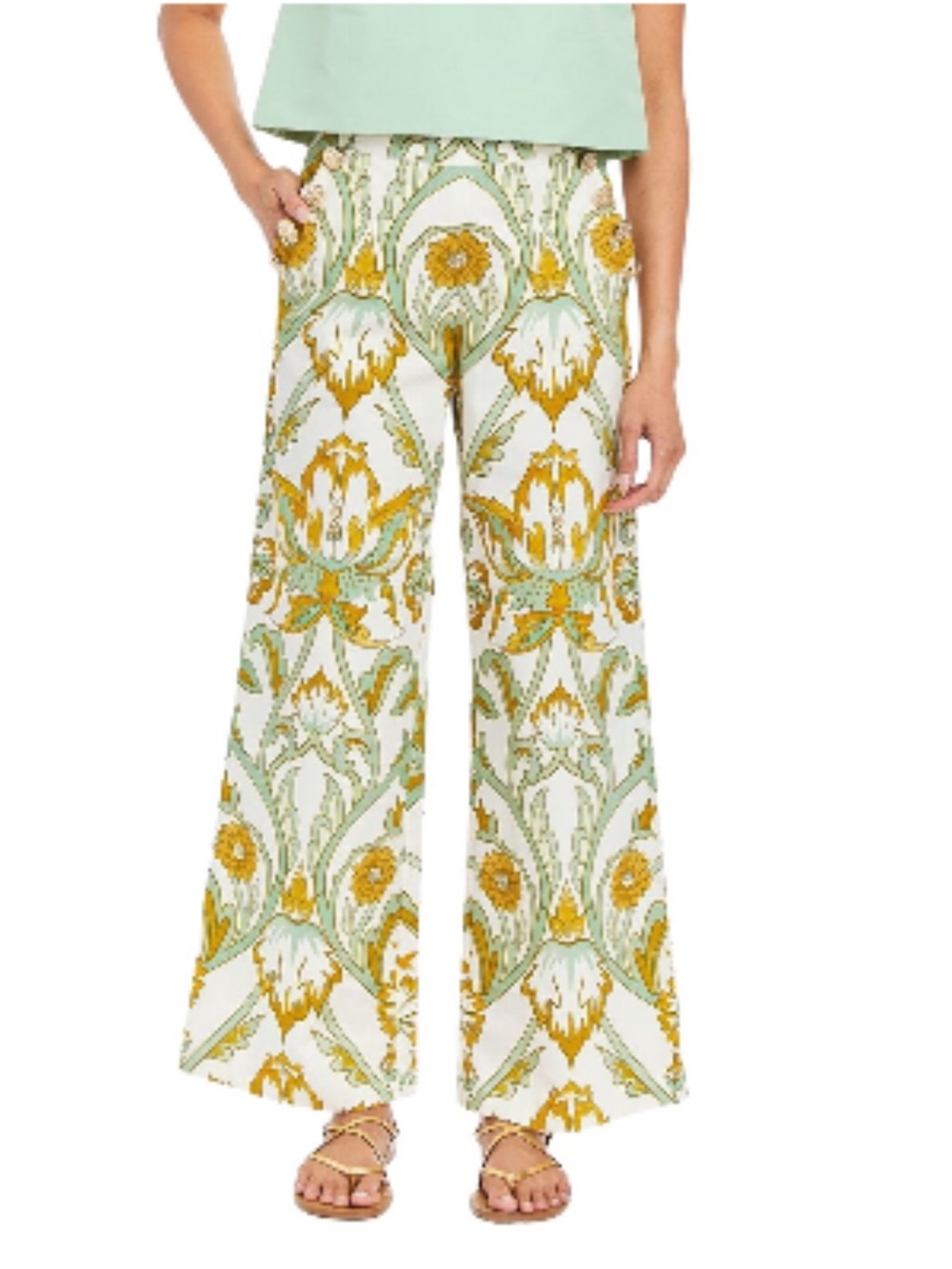 NWT Mestiza NY wide leg pants sz 4